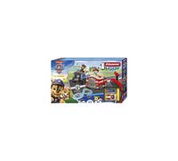 Carrera First PAW Patrol, On The Track - pista di gioco con Chase & Marshall, regolatore manuale adatto ai bambini, distanza di 2,4 metri e elementi interattivi, per piccole corse e avventure