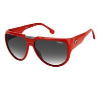 Carrera FLAGLAB 13 C9A/9O Unisex Sunglasses - Red Frame, Grey Shaded Lenses