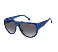 Carrera Flaglab 13 Occhiali Da Sole Unisex Blu Squadrato Grigio 62mm
