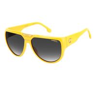 Carrera Flaglab 13 Occhiali Da Sole Unisex Giallo Squadrato Grigio 62mm