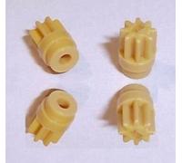 Carrera Go!!! / Digital 143 Pignone- 4 Pezzi - 8 Denti Ricambio Poliammide con Fibra di Vetro