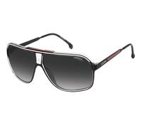 Carrera Grand Prix 3 OIT/9O Unisex Sunglasses - Black/Red Frame, Dark Grey Lenses