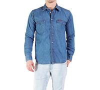Carrera Jeans - Camicia Uomo in Denim, Blu Chiaro (M)