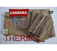 CARRERA jeans COTONE GABARDINA IMBOTTITO THERMIC 5 TASCHE MISURE 58 e 60