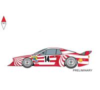 Lancia Beta Montecarlo Turbo Lancia Italia, No.14, Nurburgring 1980 Slot Car