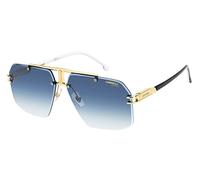 Carrera Uomo CARRERA 1054/S J5G/08 Occhiali da sole Metallo Oro Blu Squadrata Sfumato