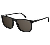 Carrera Carrera 231/s Occhiali Da Sole Unisex Nero Squadrato Grigio 55mm