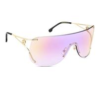 Carrera Donna CARRERA 3006/S RHL/TE Occhiali da sole Metallo Oro Viola Maschera Multistrato Sfumato