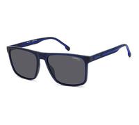 Carrera Uomo CARRERA 8064/S FLL/IR Occhiali da sole Acetato Blu Grigio Squadrata Normale