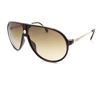 Carrera Occhiali da Sole Nero Lucido con Marrone Gradiente Lenti Unisex 1034/S