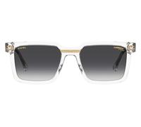 Carrera |Occhiali da sole quadrati trasparenti full framment|100% protetti dai raggi UV (UV 400) Lenti grigie sfumate sbiadite|Uomo e donna|Large|CA PRW 6/S/IN 900 549O