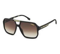 Carrera Uomo VICTORY C 01/S 003/86 Occhiali da sole Bio Poliammide Nero Marrone Squadrata Normale Sfumato