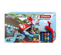 CARRERA PISTA FIRST DI MARIOKART A BATTERIA PERCORSO 2 4 M DUE COMANDI ETA' 3+ NELLA CONFEZIONE MARIO E YOSHI
