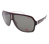 Carrera Polarizzati Sole Nero Rosso Bianco con Grigio Polar Lenti 1001/S 80S