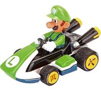 Carrera Pull & Speed Mario Kart 8 - Luigi I Wind-Up Pull Back Car I Licenza ufficiale Nintendo I Scala 1:43 I per bambini e bambine di 3 anni e adulti