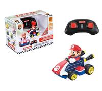 Carrera RC Mario Kart Mini RC Mario, per bambini e adulti, ragazzi e ragazze, licenza originale unica, divertimento di guida istantaneo con Ready to Run, autentico Mario Kart Experience, rosso