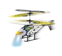 Carrera RC Storm Eagle Elicottero radiocomandato da 2,4 GHz con scafo in alluminio, sistema giroscopico, funzione di avvio e atterraggio automatico, luce LED, elicottero coassiale Ready to Run, con