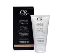 Carrera Studio CC Crema Trattamento Viso SPF 50+ con Colore Effetto Naturale - Crema Solare Rassodante e Antimacchia - Idratazione Profonda, Finitura Glow Setoso - Vegano, Senza Alcol - 50 ml