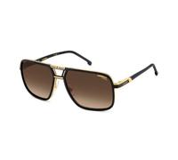 Occhiali da Sole Carrera CARRERA 1071/S MATTE BLACK GOLD/BROWN GRADIENT 61/16/145 uomo