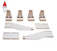 16 Supporti Guard Rail, 4 Terminali, 2 Raccordi Slot Car Accessori Autopiste
