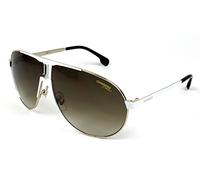 Carrera Unisex - Adulto 1005/S HA B4E Occhiali da sole, Bianco (WHITE GOLD/BRWN SF), 66
