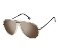Carrera Uomo C SPORT 06/S SZJ/T4 Occhiali da sole Polyamide Bianco Argento Pilot Normale Specchiato