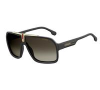 Carrera Uomo CARRERA 1014/S 807/HA Occhiali da sole Plastica Nero Marrone Squadrata Sfumato