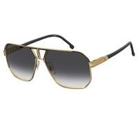 Carrera Uomo CARRERA 1062/S SAO/9O Occhiali da sole Metallo Nero opaco/ Oro Grigio Geometrica Sfumato
