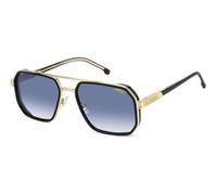Carrera Uomo CARRERA 1069/S 2M2/08 Occhiali da sole Acciaio Nero Blu Geometrica Sfumato