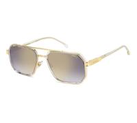 Carrera Uomo CARRERA 1069/S REJ/FQ Occhiali da sole Acciaio Cristallo Grigio/oro Geometrica Specchiato