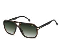 Carrera Uomo CARRERA 302/S 086/9K Occhiali da sole Acetato Havana Verde Squadrata Normale Sfumato