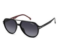 Carrera Uomo CARRERA 315/S GUU/9O Occhiali da sole Plastica Nero Grigio Pilot Sfumato