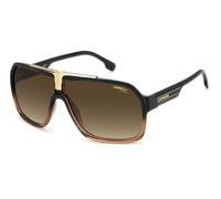 Carrera Uomo Carrera CARRERA 1014/S R60/HA Occhiali da sole Plastica Nero Marrone Squadrata Sfumato