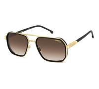 Carrera Occhiali da Sole 1069/S MATTE BLACK GOLD/BLACK BROWN GREEN 58/19/145 uomo