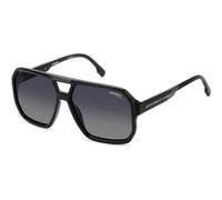 Carrera Victory C 01/S 807/WJ Unisex Sunglasses - Black Frame, Grey Shaded Polarized Lenses