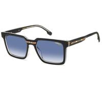 Carrera Victory C 02/S 7C5/08 Unisex Sunglasses - Black Crystal Frame, Grey Blue Gradient Lenses