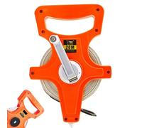 Carrete De Cinta Métrica | Cinta Métrica De Fibra De Vidrio Con Manivela De 20M/30M, Cinta Métrica De Pista Y Resistente A Impactos Para Salto De Longitud, Deportes, Atletismo