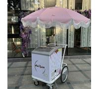 Carretto congelato di spinta del congelatore dell'alimento del gelato del gelato con