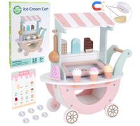 Carretto dei gelati in legno Woopie Green