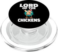 Carretto di pollo Whisperer di pollo di Lord of the Chickens PopSockets PopGrip per MagSafe