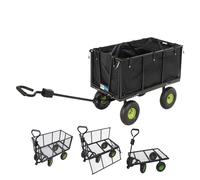 Carretto Gitterwagen Carrello Manuale Giardino da Trasporto -550 KG