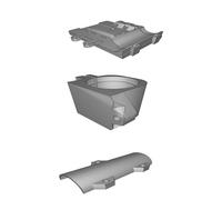 Carriage for 10mm Carbon Fiber Rod - Compatible with 19mm Linear Bushings