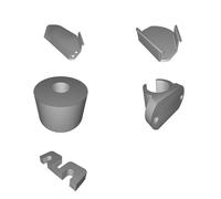 Carriage for Mendel Prusa 3D Printer Y-Axis Belt Mount Enhanced Owl Design