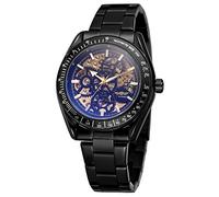 Carrie Hughes Orologio automatico da uomo Steampunk con quadrante fotocromatico in acciaio inox 98545B, 98545B, moda, casual, business, steampunk