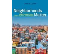 Carrie LeVan Neighborhoods Matter (Copertina rigida)