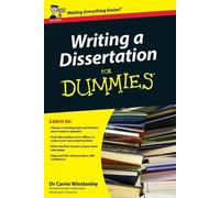Carrie Winstanley Writing a Dissertation For Dummies, UK Edition (Tascabile)