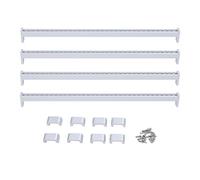 Carrier per biciclette Gearwell, portabici per mount trunk, binario di rinforzo L, porta di stoccaggio della bici in lega di alluminio, vettore espandibile 4 pezzi per T5 T6 T6.1