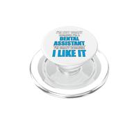 Carriera dentale Ama il mio lavoro Pazzo assistente dentale PopSockets PopGrip per MagSafe