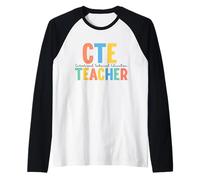 Carriera E Educazione Tecnica Insegnante Scuole Professionali Maglia con Maniche Raglan