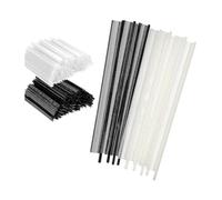 Carriere Kit Mini Etichette da 2000 Pezzi, Cartellini Dei Prezzi con Attacco per Etichette per Indumenti da 0,5 Cm, 1000 Pezzi di Fissaggio Neri e 1000 Pezzi di Fissaggio Durevoli